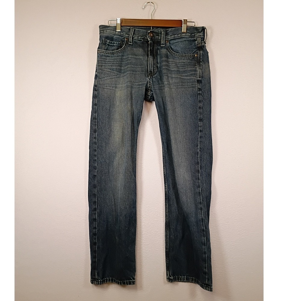 Classic Americana Apt. 9 Mens 30x30 Blue Straight Fit Medium Wash Denim Jeans